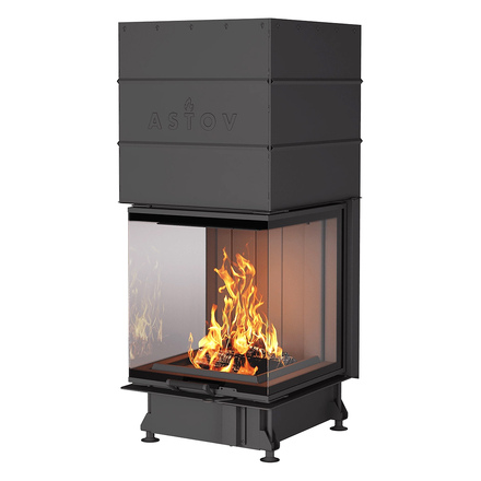 Каминная топка Astov П3С 5357(Футеровка ШСП (широкие стальные пластины))