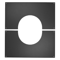   Декоративная пластина Стандарт XXL 20° - 35° Schiedel Permeter 25/50(Диаметр Ø 300 мм, Цвет Серый цвет)