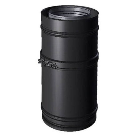   Элемент трубы раздвижной (270 - 375 мм) Schiedel Permeter 25 Ultra(Диаметр Ø 200/250 мм, Цвет Черный цвет)