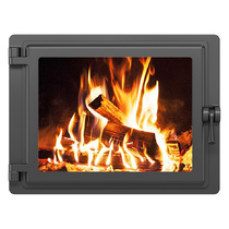   Дверка печная Etna панорама (левая)