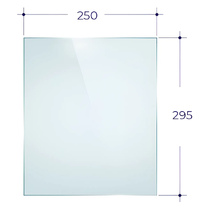   Стекло для каминной дверцы Везувий 220