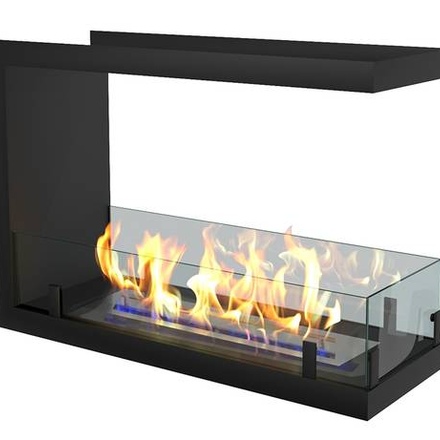   Встраиваемый торцевой сквозной биокамин ZeFire Standart 700