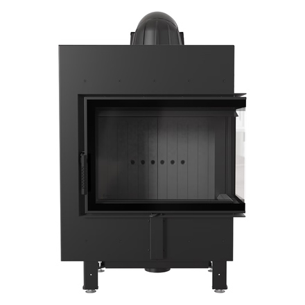   Каминная топка Kratki LUCY/12/SLIM/P/BS(Белая футеровка)