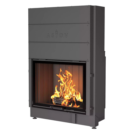 Каминная топка Astov ПС 8063(Футеровка ШСП (широкие стальные пластины))