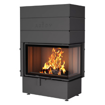 Каминная топка Astov П2С 8457(Расположение R - правая, Футеровка темная керамика)