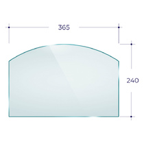   Стекло для каминной дверцы Везувий 230