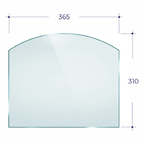   Стекло для каминной дверцы Везувий 240