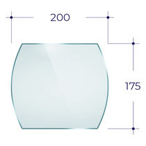   Стекло Везувий для печи Триумф