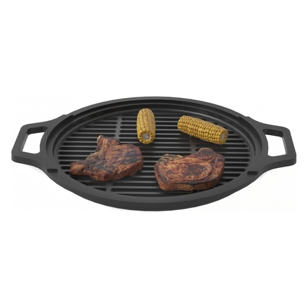   Решетка гриль чугунная Везувий \СТЕЙК\ Ø 380мм