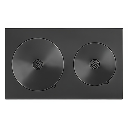   Плита усиленная двухконфорочная Везувий 3В