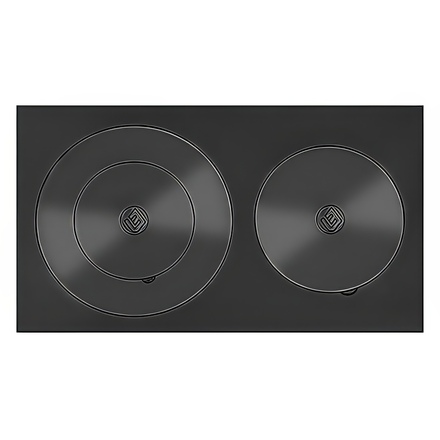   Плита усиленная двухконфорочная Везувий 4В