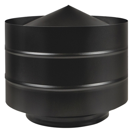 Дефлектор Везувий BLACK (AISI 430/0,5мм)(Ø 120/200 мм)