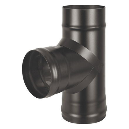 Тройник Везувий BLACK (AISI 430/0,8мм) 90°(Ø 200 мм)