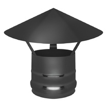  Везувий BLACK (AISI 430/0,5мм)(Ø 200 мм)