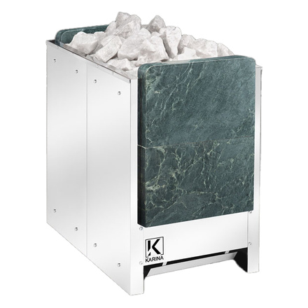   Электрическая печь KARINA Tetra 20 кВт 380В в камне талькохлорит вертикальный