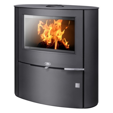   Печь-камин ABX Omaha(черная сталь)