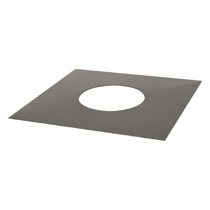   Лист к ППУ Везувий BLACK (AISI 430/0,5мм)(Диаметр Ø 255 мм, Размеры 600x600 мм)