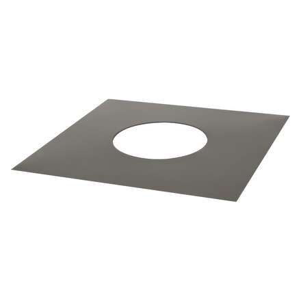   Лист к ППУ Везувий BLACK (AISI 430/0,5мм)(Диаметр Ø 305 мм, Размеры 600x600 мм)