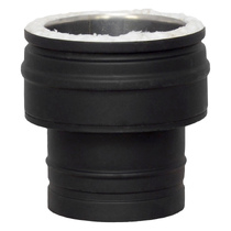   Переходник Prima Plus - Permeter Schiedel Permeter 25 Ultra(Диаметр Ø 130/180 мм, Цвет Черный цвет)