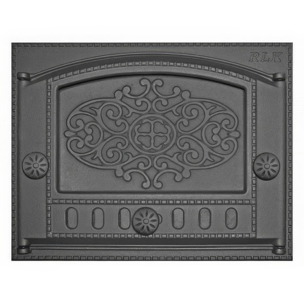   Дверка каминная Рубцовск ДТК-2Б (ДК-2Б) с рисунком (P)