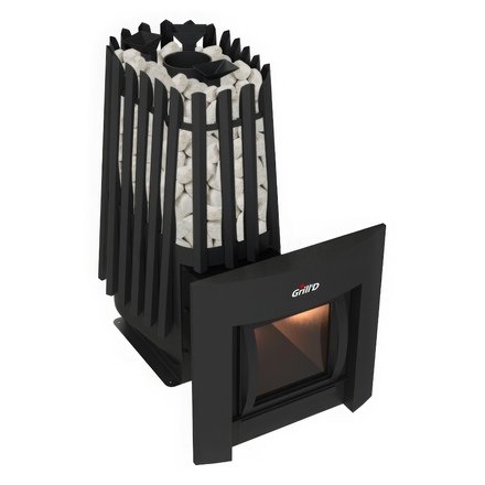   Печь для бани Grill-D Cometa Vega 350 Window Max(Котловая сталь)