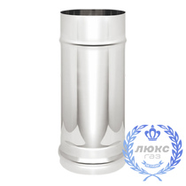  Везувий «Люкс Газ» L-0,5м (нержавейка, AISI 316/0,5мм)(Ø 115 мм)