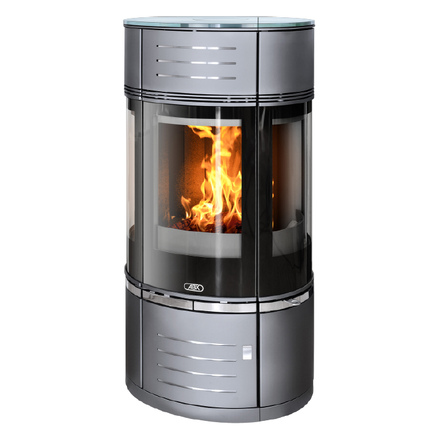   Печь-камин ABX Atrium 6(черная сталь)