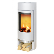   Печь-камин ABX Vigo(Черная сталь / талькохлорит)