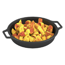   Сковорода чугунная Везувий 9л Ø 455мм без крышки