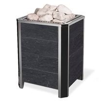   Электрическая печь для бани VVD Премьера М в облицовке (15 кВт)(Серпентинит «Бархат»)