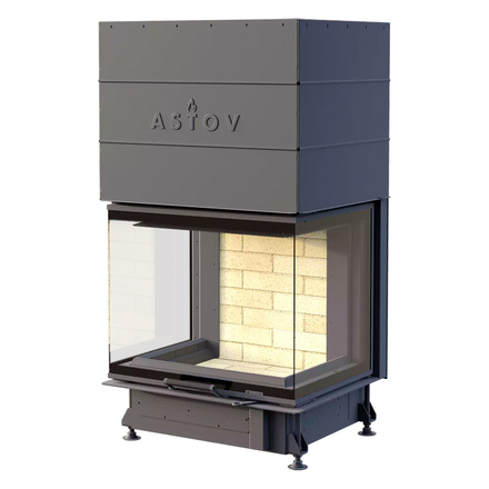 Каминная топка Astov П3С 7057(Футеровка 3D панели)