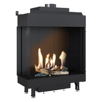   Каминная топка Kratki LEO/L/76/62/G31/37MBAR (баллонный газ)