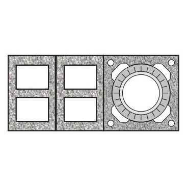   Верхний комплект с вент.каналами (под изоляцию 5 см) Schiedel VENT(Ø 180 мм)