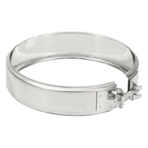   Хомут ТиС трубный на болте, AISI 304(Ø 310 мм)