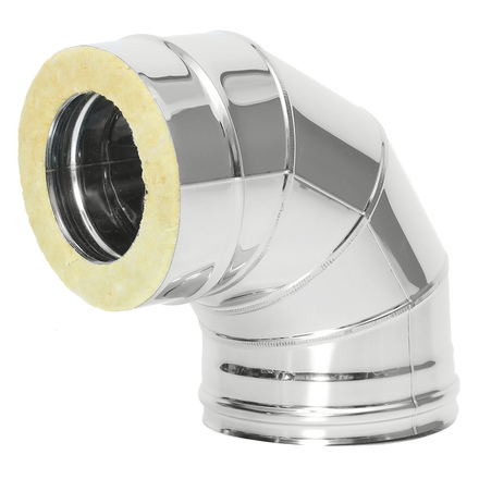   Отвод ТиС Термо 87° OT-Р с хомутом, AISI 316/AISI 304(Ø 250/350 мм)