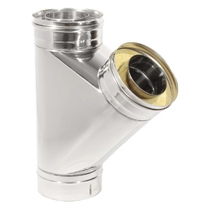   Тройник ТиС Термо 45° TРТ(М)-Р + 2 хомута, AISI 316/AISI 304 (Ø 250/350 мм)