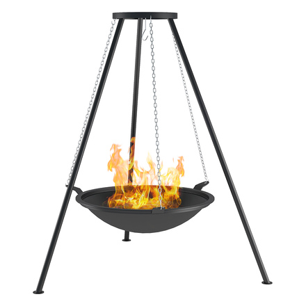   Чугунная костровая чаша Fantastic Ø 700 Антик (чаша + подставка антик + крышка)