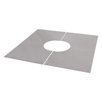 Декоративная пластина Везувий (AISI 430)(Диаметр Ø 250 мм, Угол 0°- 5°, Размеры 600х600 мм)