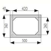   Инсталляционная шахта Schiedel VENT(400х800 мм)