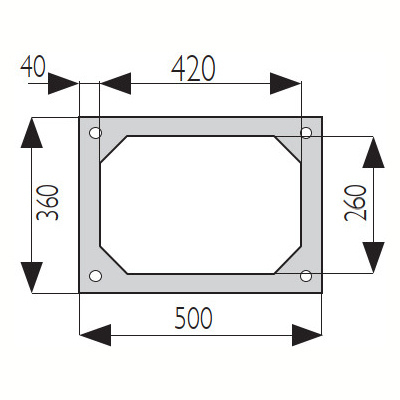   Инсталляционная шахта Schiedel VENT(400х800 мм)