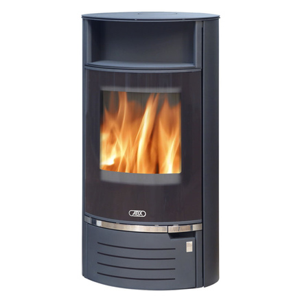   Печь-камин ABX Atlantik 7 III(Серая сталь / талькохлорит)