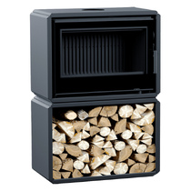  Astov ЛЕГГО ПК 7454(Нижний и боковой дровник, Футеровка ШСП, Цвет корпуса Черный)