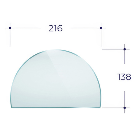   Стекло Везувий для печи АОГТ (Арка)