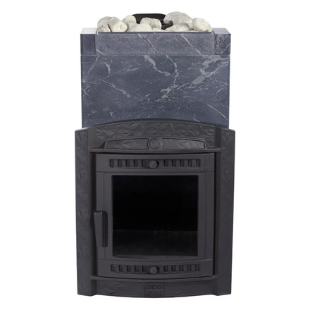   Банная печь ПроМеталл Атмосфера XL в облицовке(Талькохлорит)