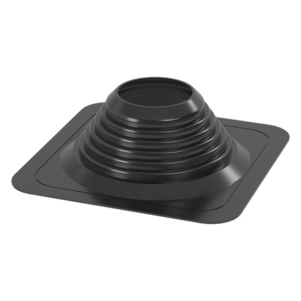   Кровельный проходник для дымохода Везувий №8, прямой (180-330мм)(Коричневый)