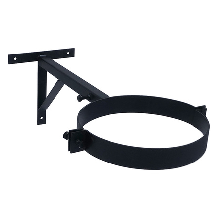 Кронштейн телескопический Везувий (Диаметр Ø 200 мм, Цвет Чёрный)