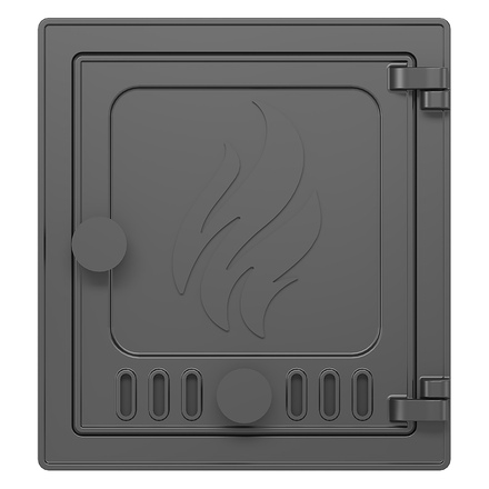   Печная дверца ASTON ДТ-4 (антрацит)