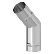  Везувий 45° 2 секции (AISI 430/1,0 мм)(Ø 150 мм)