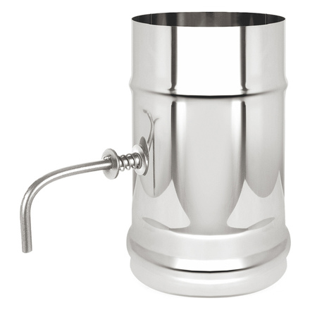 Шибер поворотный Везувий (AISI 430/1,0 мм)(Ø 200 мм)