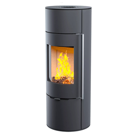 Печь-камин Astov R1.0 L (сталь)(Дверца Сталь, Ручка Длинная (Черная))